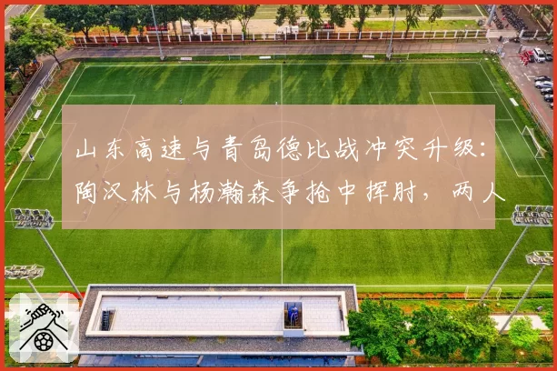 山东高速与青岛德比战冲突升级:陶汉林与杨瀚森争抢中挥肘,两人双双被驱逐
